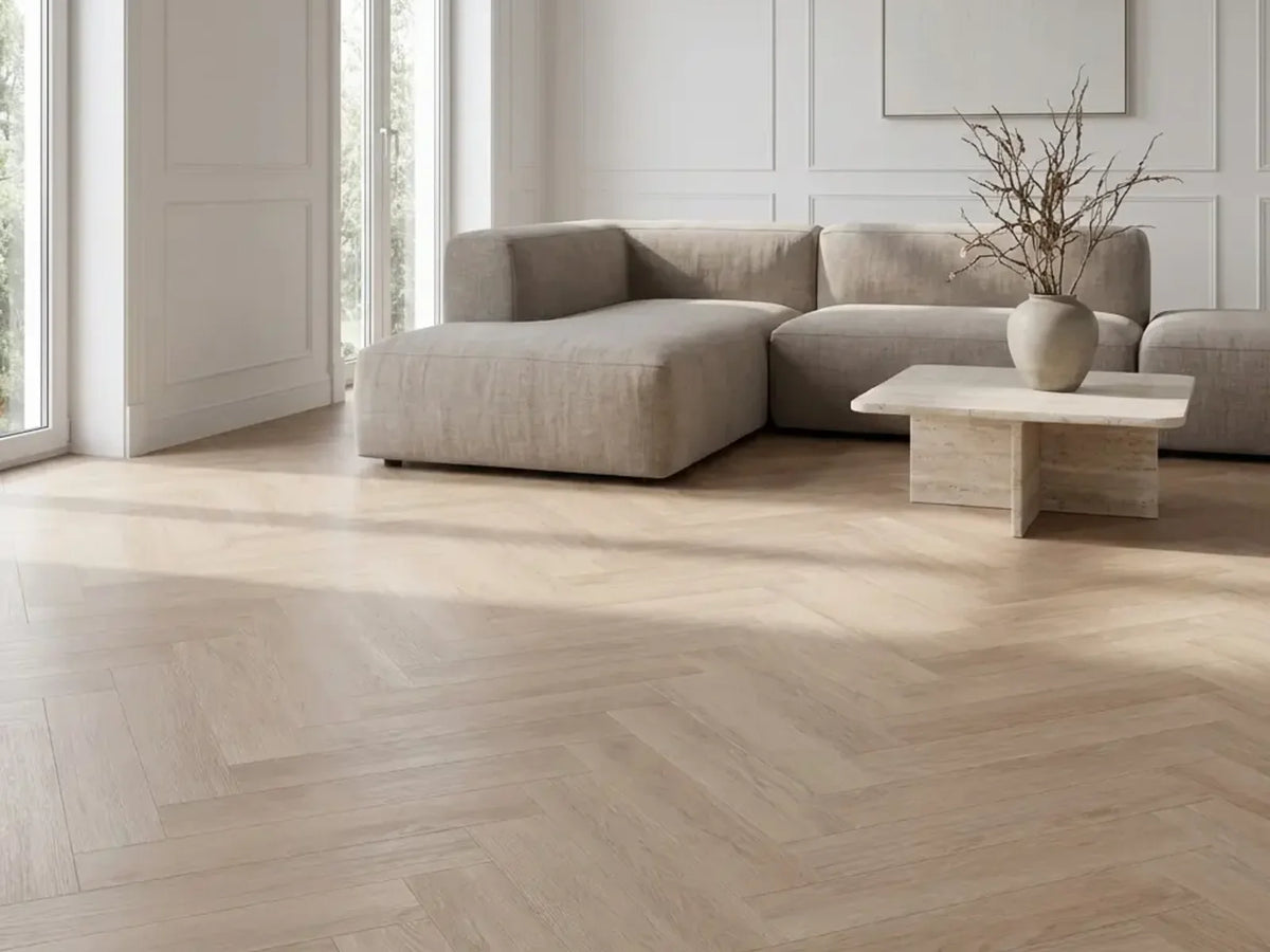 Yarenza Dunea Visgraat Beige Oak Klik PVC Visgraat 5 mm Beige Eiken - foto 3