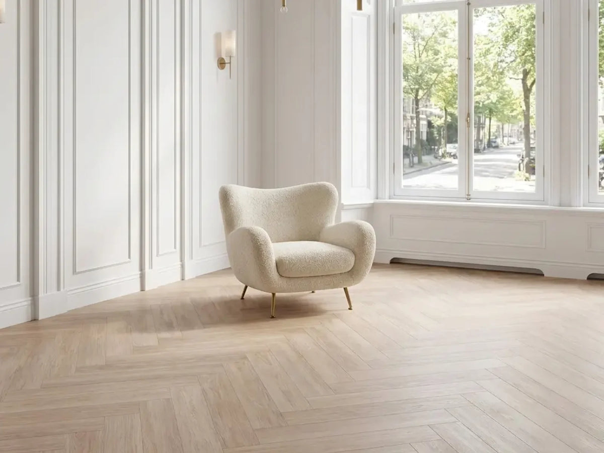 Yarenza Dunea Visgraat Beige Oak Klik PVC Visgraat 5 mm Beige Eiken - foto 4