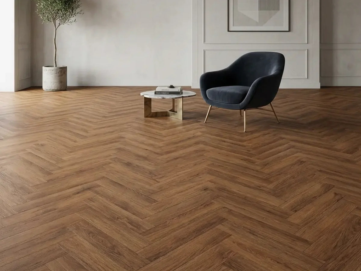 Yarenza Dunea Visgraat Warm Oak Klik PVC Visgraat 5 mm Warm Eiken - foto 4