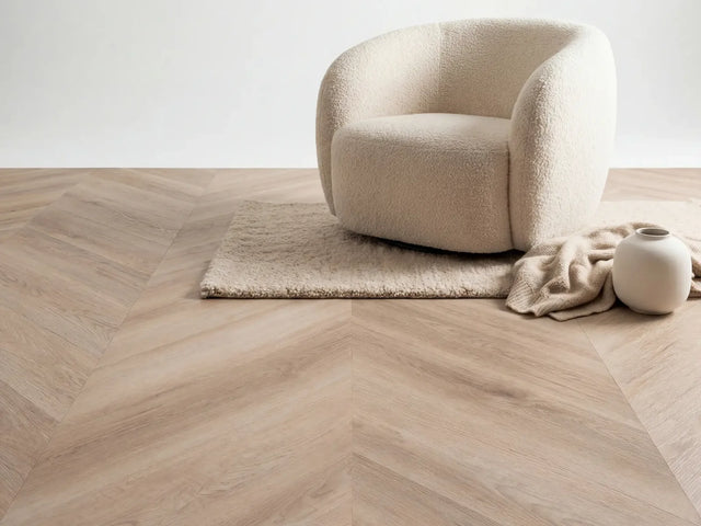 Yarenza Lux Tenebrae Hongaarse Punt Natural Oak PVC Hongaarse Punt Dryback 2,5 mm Naturel Eiken