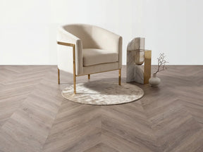 Yarenza Lux Tenebrae Hongaarse Punt Smoky Oak PVC Hongaarse Punt Dryback 2,5 mm Gerookt Eiken