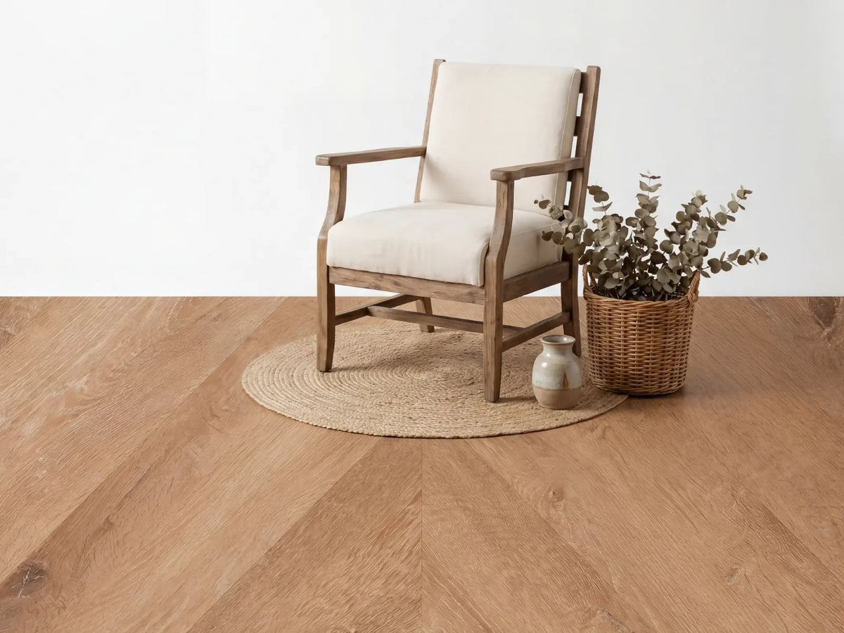 Yarenza Lux Tenebrae Hongaarse Punt Warm Oak PVC Hongaarse Punt Dryback 2,5 mm Warm Eiken - foto 2