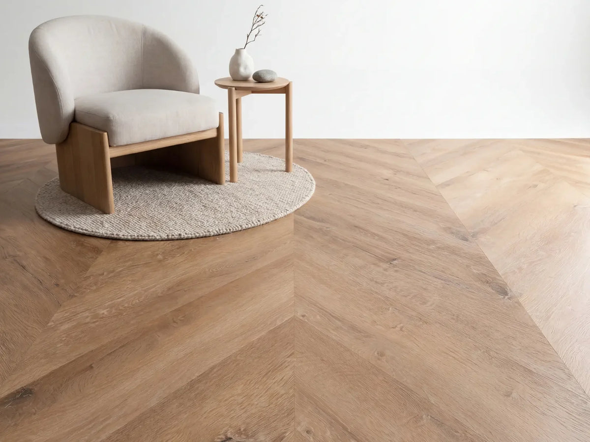 Yarenza Lux Tenebrae Hongaarse Punt Warm Oak PVC Hongaarse Punt Dryback 2,5 mm Warm Eiken - foto 4