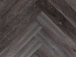 Yarenza Lux Tenebrae Visgraat Charred Black Oak PVC Visgraat Dryback 2,5 mm Zwart Gebrand Eiken