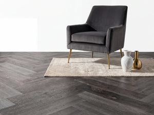 Yarenza Lux Tenebrae Visgraat Charred Black Oak PVC Visgraat Dryback 2,5 mm Zwart Gebrand Eiken - foto 4