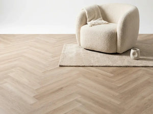 Yarenza Lux Tenebrae Visgraat Natural Oak PVC Visgraat Dryback 2,5 mm Naturel Eiken - foto 3