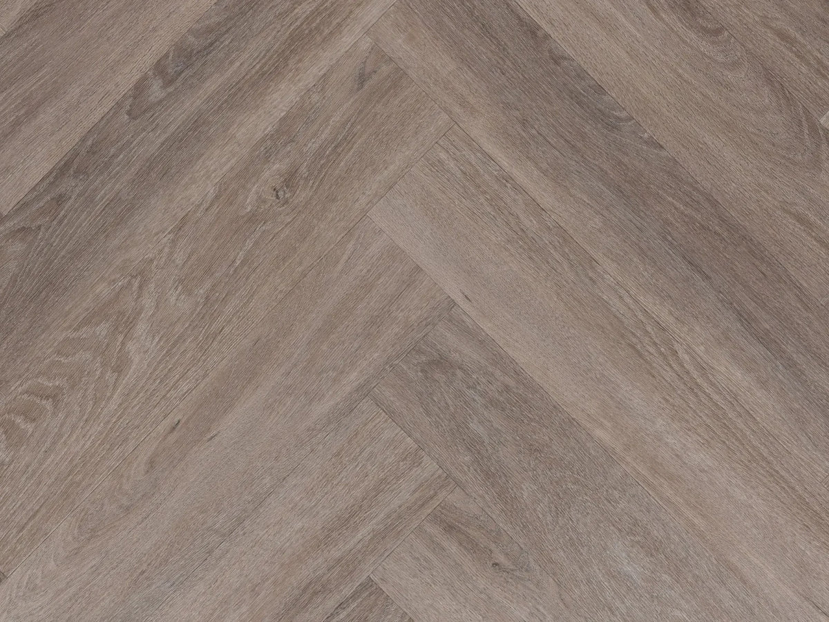 Yarenza Lux Tenebrae Visgraat Smoky Oak PVC Visgraat Dryback 2,5 mm Gerookt Eiken