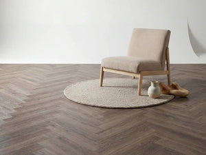 Yarenza Lux Tenebrae Visgraat Smoky Oak PVC Visgraat Dryback 2,5 mm Gerookt Eiken - foto 5