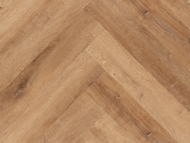 Yarenza Lux Tenebrae Visgraat Warm Oak PVC Visgraat Dryback 2,5 mm Warm Eiken