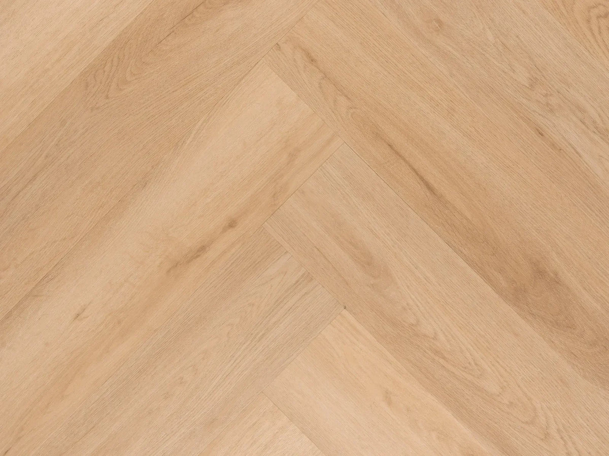 Yarenza Madera Visgraat Beige PVC Visgraat Dryback 2,5 mm Beige Eiken