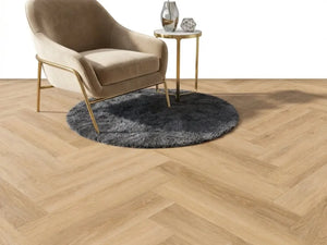 Yarenza Madera Visgraat Natural PVC Visgraat Dryback 2,5 mm Naturel Eiken - foto 3