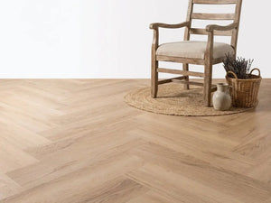 Yarenza Madera Visgraat Smoky PVC Visgraat Dryback 2,5 mm Gerookt Eiken - foto 3