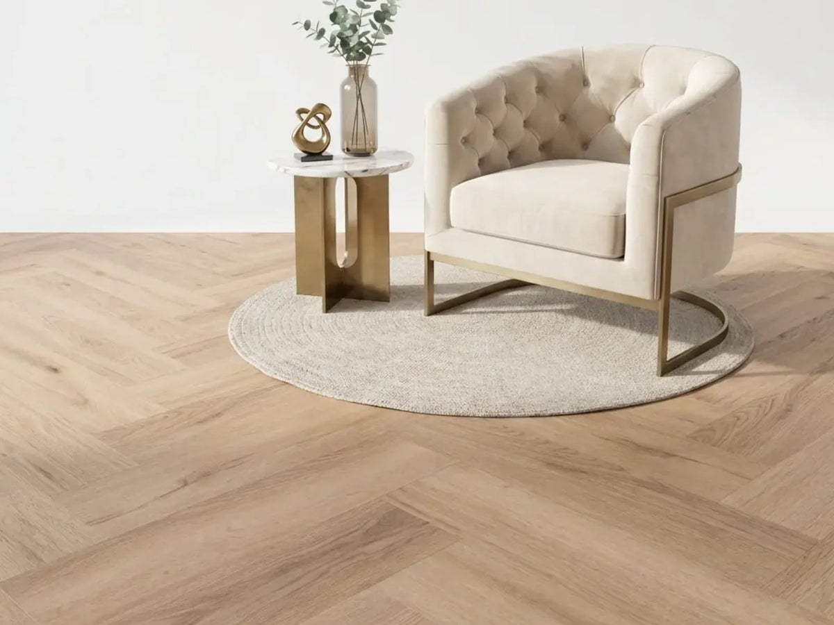Yarenza Madera Visgraat Smoky PVC Visgraat Dryback 2,5 mm Gerookt Eiken - foto 5