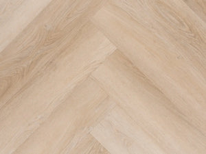 Yarenza Madera Visgraat White Wash Smoky PVC Visgraat Dryback 2,5 mm Whitewash Eiken