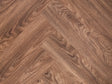 Yarenza Natura Visgraat Dark Oak Klik PVC Visgraat 7 mm Met Ondervloer Donker Eiken