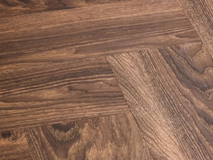 Yarenza Natura Visgraat Dark Oak Klik PVC Visgraat 7 mm Met Ondervloer Donker Eiken - foto 2