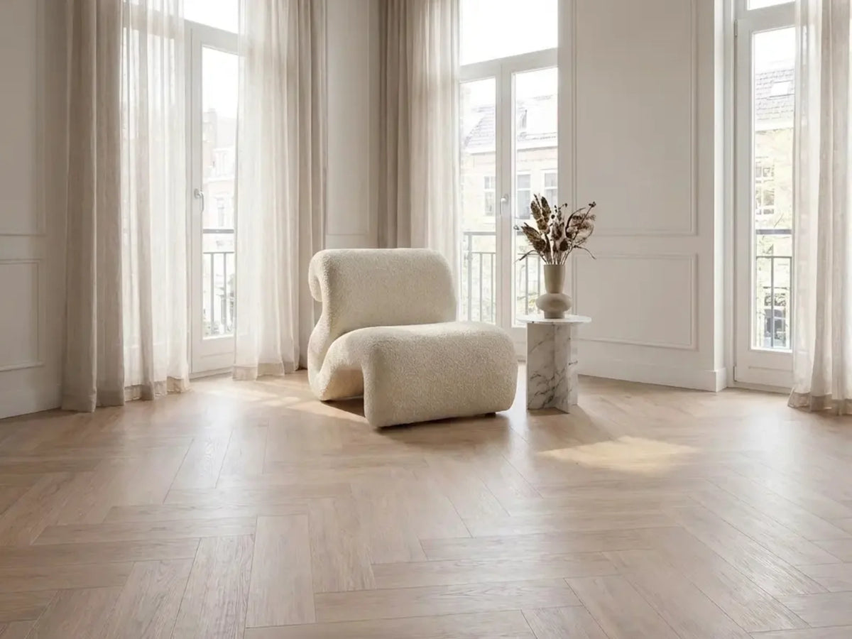 Yarenza Natura Visgraat Light Oak Klik PVC Visgraat 7 mm Met Ondervloer Licht Eiken - foto 3