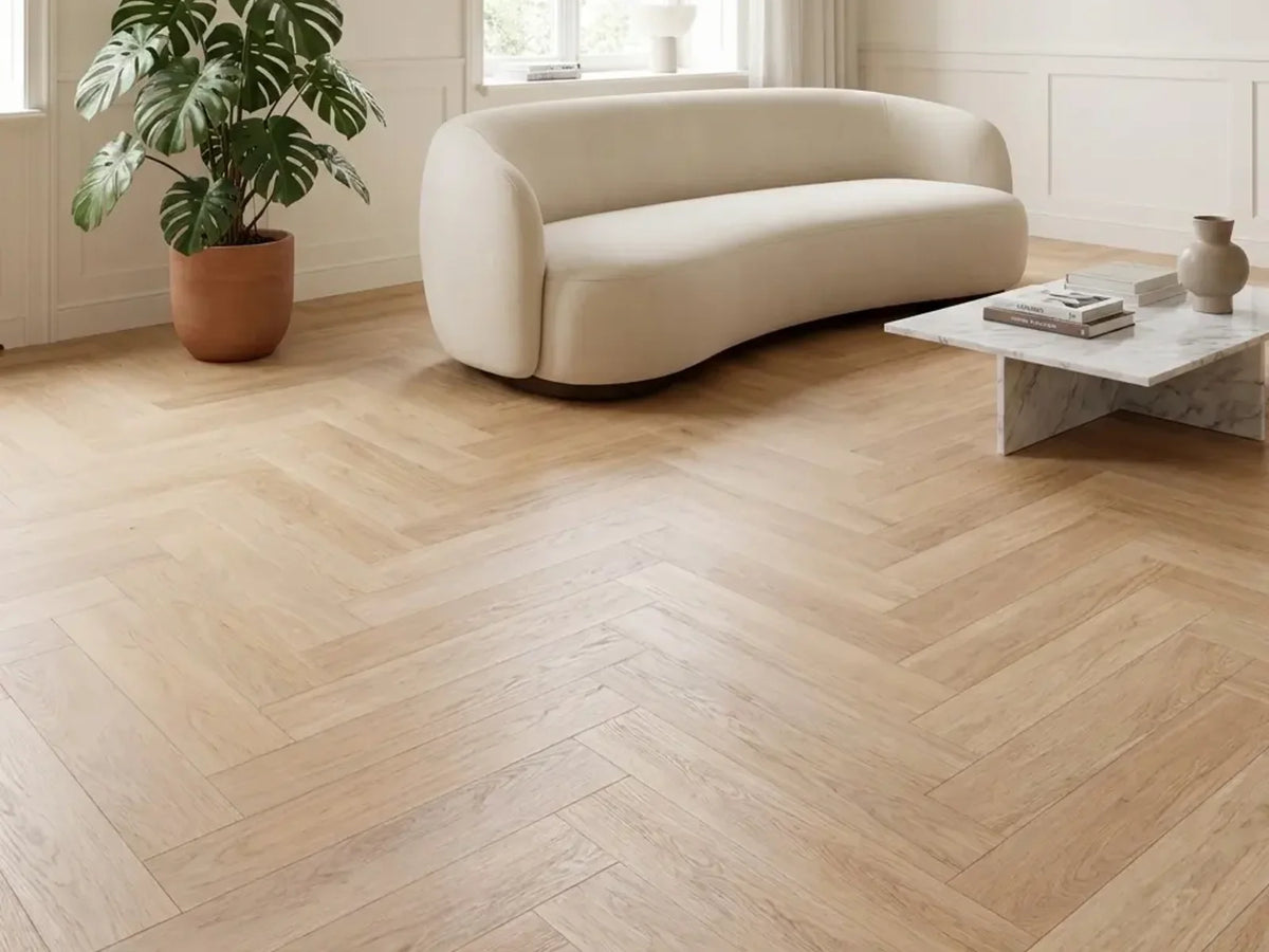 Yarenza Natura Visgraat Light Oak Klik PVC Visgraat 7 mm Met Ondervloer Licht Eiken - foto 5