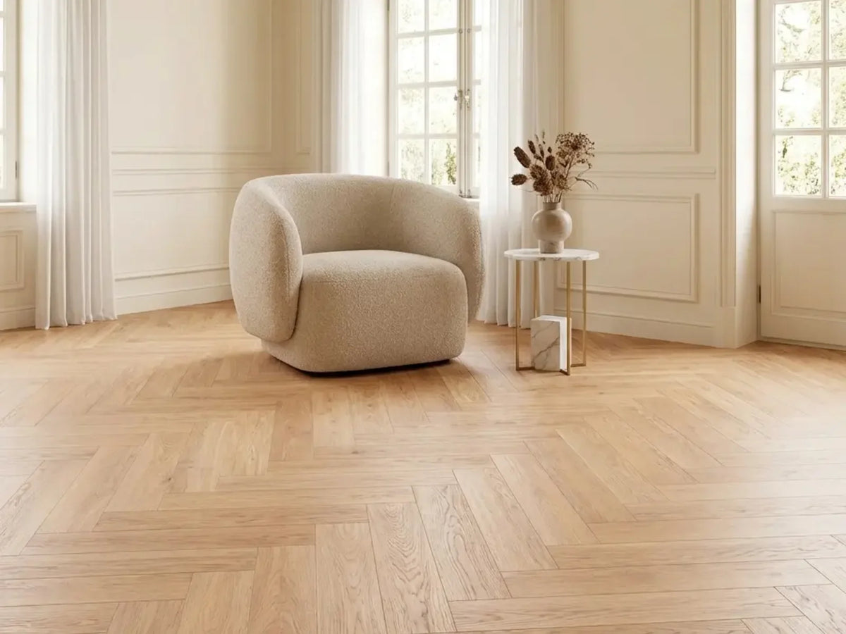 Yarenza Natura Visgraat Warm Oak Klik PVC Visgraat 7 mm Met Ondervloer Warm Eiken - foto 3