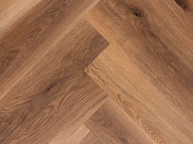 Yarenza Sylva Visgraat Dark Oak PVC Visgraat Dryback 2,5 mm Donker Eiken