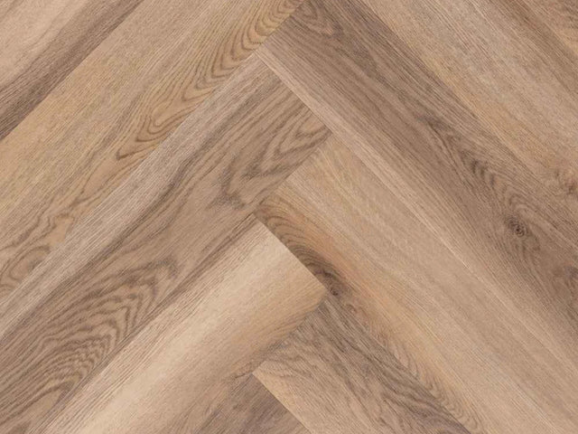 Yarenza Sylva Visgraat Smoky PVC Visgraat Dryback 2,5 mm Gerookt Eiken